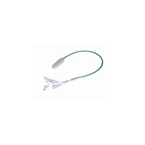 Pediatryczny dwukanałowy cewnik rektalny 9 Fr, długość 26 cm, balon 3 ml (10x30 mm), 10 szt.