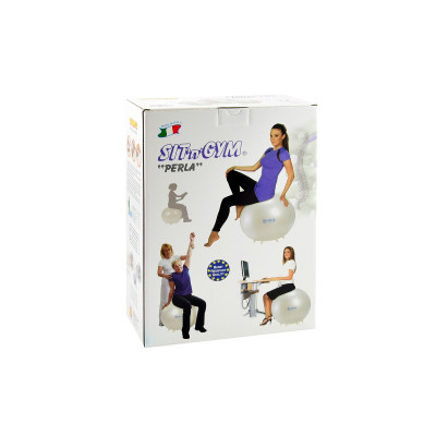 Sit'N'Gym Pearl - Pufa piłka do siedzenia perłowa o śr. 55/65/75 cm