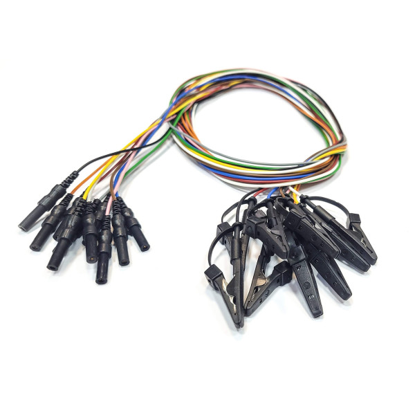 Kabel EEG z krokodylkiem do elektrod mostkowych
