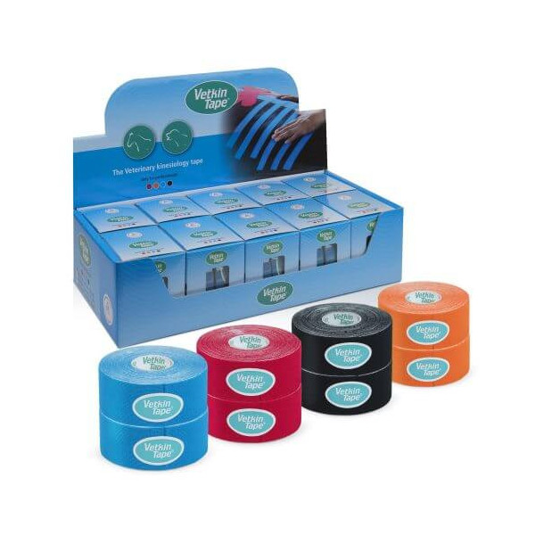 Taśma do kinesiotapingu koni Vetkin Tape 3 cm x 5 m