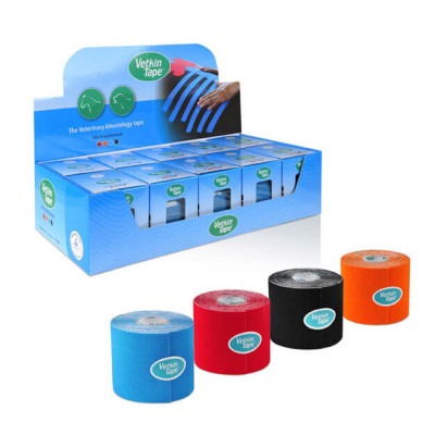 Taśma do kinesiotapingu koni Vetkin Tape 6 cm x 5 m