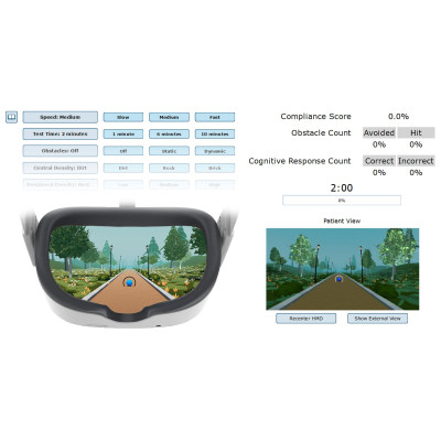 Bertec HMD - Skomputeryzowana dynamiczna posturografia